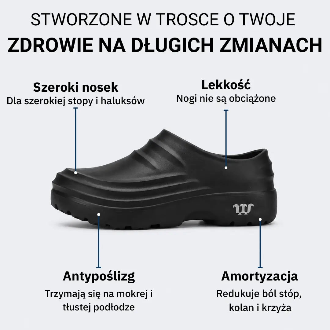 Wiggi EVA | Ergonomiczne buty na długie zmiany (Unisex)